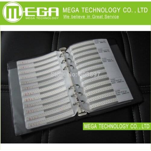 5% 0603 SMD Resistor sample book, 177 values X 50pcs=8850pcs Samples kit