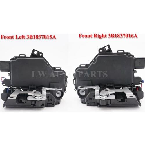 Free shipping pair 2pc Door Lock Actuator & Latch Front 3B1837015A 3B1837016A For VW Rabbit Jetta Passat Golf Beetle GTI