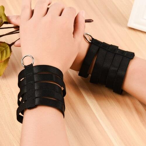 Black Thigh Garter Chain Elastic Ribbon Cage Bondage Goth Harness Burlesque Frame Bra Cage Exotic Fishnet Bralette Dancer