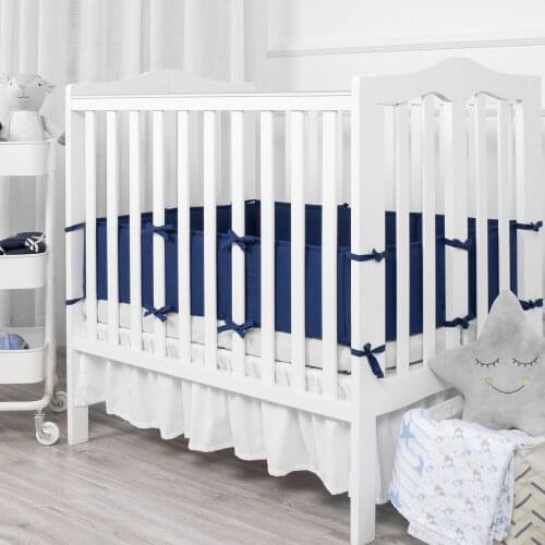 Bed Playpens One Piece Baby Protective Four Seasons Universal Available Navy Blue Bumpers Baby Activity Anti-collision Gear Kit