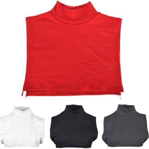 Hot sale 1PC Women Fake Collar Turtleneck Soft Removable Detachable High Collars Women Apparel Accessories