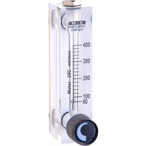 LZT-6T 80-400ml/min Square Panel Type Liquid Flowmeter Flow Meter rotameter LZT6T Tools Flow Measuring