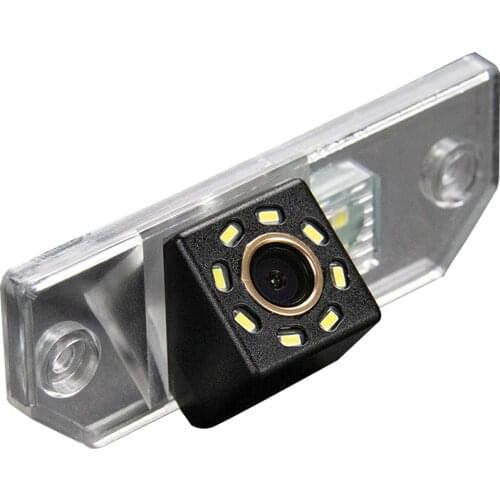 Misayaee HD Car Rear View Reverse Parking Camera Golden 8 LEDS for FORD Mondeo Mk3 Mk4 Focus Sedan 2 3 C-Max Night Vision