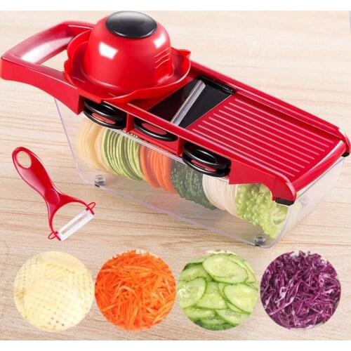 6 In 1 Multi Function Vegetable Cutter Fruit Slicer Potato Peeler Home Handguard Carrot Lemon Grater Kitchen Accessories Tools