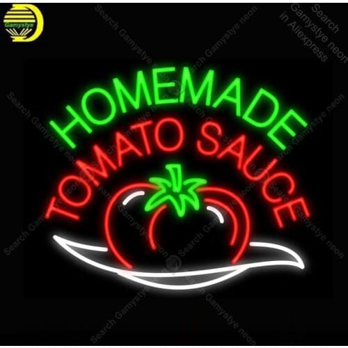 Homemade Tomato Sauce NEON LIGHT SIGN Neon Sign Decorate Restaurant BEER PUB Pub Handcraft Iconic Sign custom made neon lights