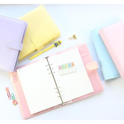 Domikee 2020 new simple trend A5 A6 loose-leaf notebook, 7 kinds of core selection