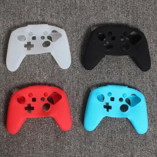 Newest Anti-slip Silicone Gamepad Joypad Rubber Protective Skin Cover Case For Nintend Switch Pro NS Controller Protection Shell