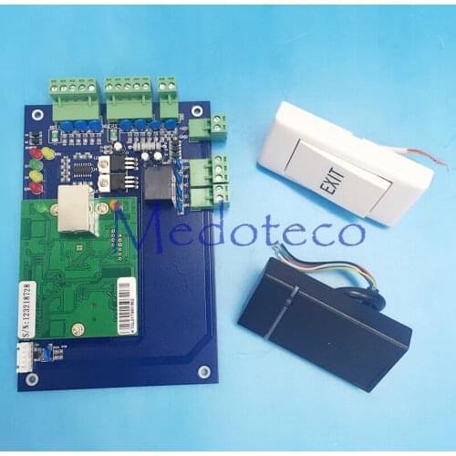 One door Access Control Panel RFID access control board TCP/IP Single Door Security Access Controller + entry wiegand Reader