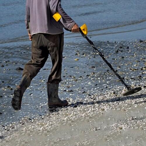 Ground Searching Metal Detector HandHeld Portable Security Metal DetectorProfessional Adjustable Stem Gold Finder