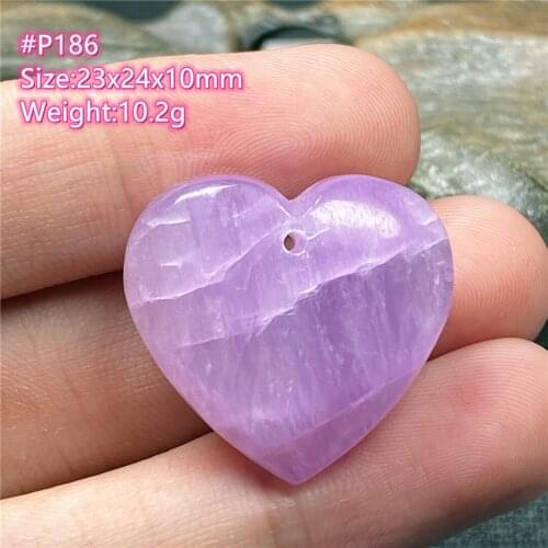 Top Natural Purple Kunzite Stone Pendant Jewelry For Women Man Crystal 23x24x10mm Healing Love Gift Silver Beads Gemstone AAAAA