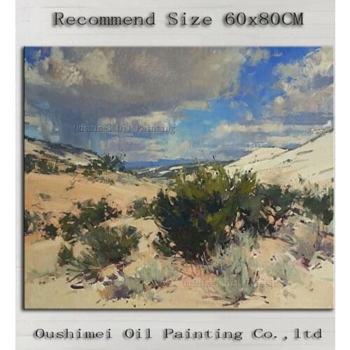 Top Skill Artist Hand-painted Natural Landscape Oil Painting For Wall Decoration Abstract Pop Canvas Painting For Living Room