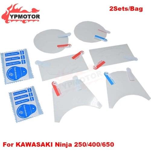 Motorcycle Speedometer Cluster Scratch Panel Screen Protection Film For Kawasaki NINJA 400 650 1000 Versys X-300 Z1000SX