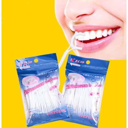 20/50PCS Dental Floss Interdental Brush Teeth Stick Toothpicks tooth thread Floss For Tooth Clean Oral Care Beauty Tools