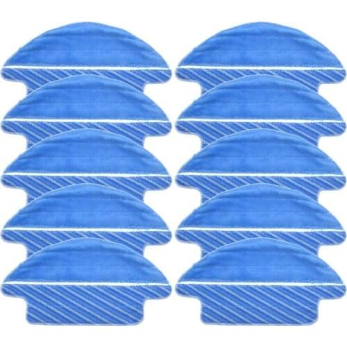 10Pcs Fabric Mop Inserts for Conga 3090 3490 Series Robot Vacuum Cleaner Accessories Fabric Mop Insert Kit