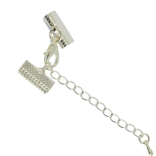 12 Sets Bracelet Necklace Chain Ends Extender Lobster Clasp Jewelry Findings