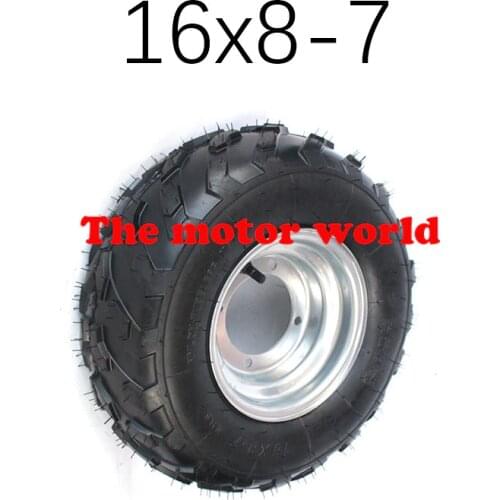 2019 New GO KART KARTING ATV UTV Buggy 16X8-7 ATV Tire Wheel Tubeless Tyre with Hub Rim for 50cc 70cc 90cc 110cc 125cc 250cc ATV
