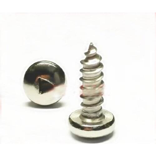 30Pcs M2.9 Stainless Steel Pan Round head Triangle groove Samsung Anti-theft Self-tapping Screw bolt 8mm-19mm L
