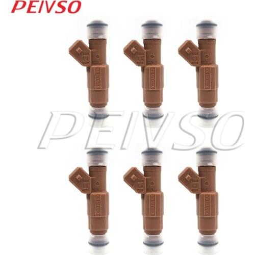 6x 0280155831 9186340 fuel injector for VOLVO S80 1999~2005 2.9L L6 Turbocharged