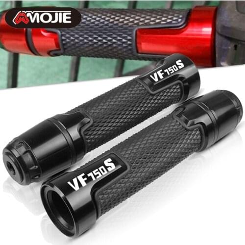 7/8"22MM CNC Motorcycle handlebar grip ends handle bar Motorbike handlebar grips FOR Honda VF750S SABRE 1982 1983 1984 1985 1986