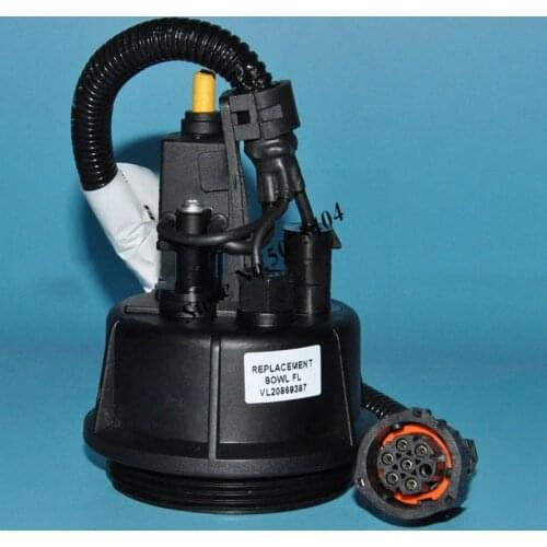 Brand New Fuel Truck Fuel Water Separator Cup 20869387 DRK00123 With Heating Sensor