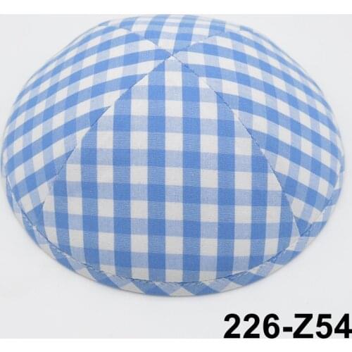 If Purchase more than 5Lots(50pcs) will be10% discount Shirt-1 fabric19cm kippot kippa Skullies beanie Kippah Jewish Yarmullka