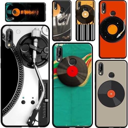 Vinyl Record Music For Huawei Nova 5T Mate 20 Lite P Smart 2019 2021 Case For Huawei P30 P40 Lite P10 P20 Pro