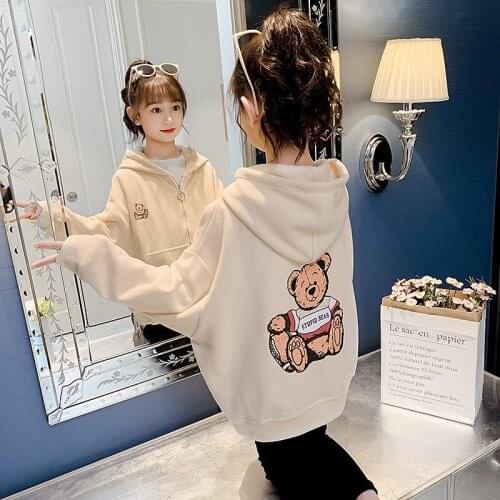 Childrens Plush Jacket Boys and Girls Autumn and Winter Clothing 2021 New Baby Clothes Cute Baby Cardigan Childrens Tops
