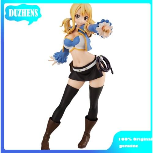 Original Japanes FAIRY TAIL Anime Figure Model Lucy Heartfilia PVC Action Figure Anime Figure Model Toys Figure Doll Gift