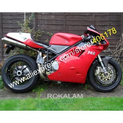 96-02 Body Kit For Ducati 996 748 Parts 1996 1997 1998 1999 2000 2001 2002 Red Motorbike Fairing (Injection Molding)