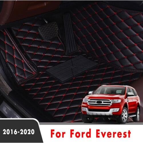 Carpets For Ford Everest 2020 2019 2018 2017 2016 Auto Accessories Leather Rugs Styling Decoration Protector Covers Waterproof