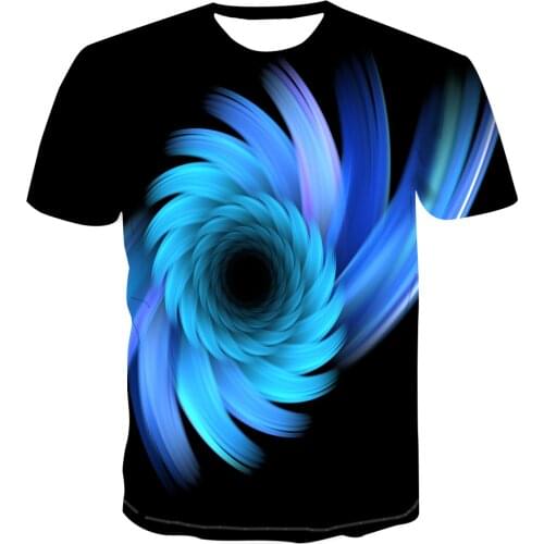 2020 fashion hot sale new 3D T-shirt summer creative color new mens T-shirt short sleeve round neck 3D T-Shirt Top s-6xl