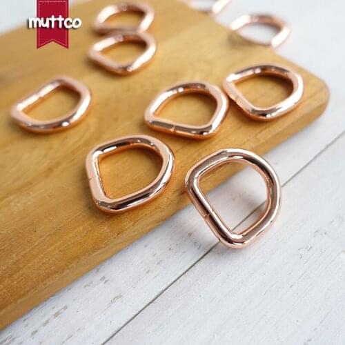 Unwelded D-Rings 15mm webbing strapping wewing D shaped clasp accessory metal crafts D rings kirsite semicircle button DK-015R