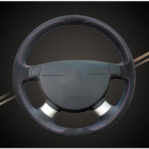 Car Braid On The Steering Wheel Cover for Chevrolet Lova 2006-2010 Chevrolet Aveo Buick Excelle Daewoo Gentra 2013-2015 Auto DIY