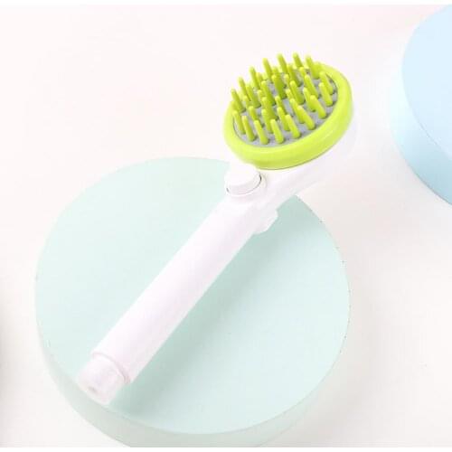 Pet Shower Sprayer Head Tool Dog Sprayer Scrubber Rubber Massage Brush For Dog Cats Pet Grooming Bath Brush Tool