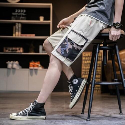 Mens Short Pants Hip Hop Cotton Workwear Shorts Wear Shorts Loose and 5XL Plus-sized Casual Shorts 2020 Outdoor Pants Man