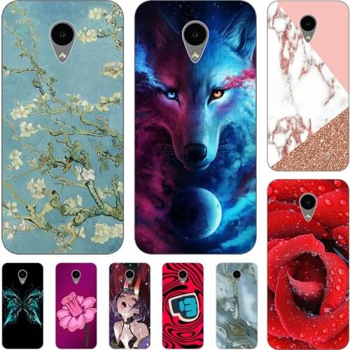 Silicon Phone Case Cover For Wiko Robby 5.5 Inch Shell Colorful Painted Soft TPU For Coque Wiko S-Kool Case Shell Flower