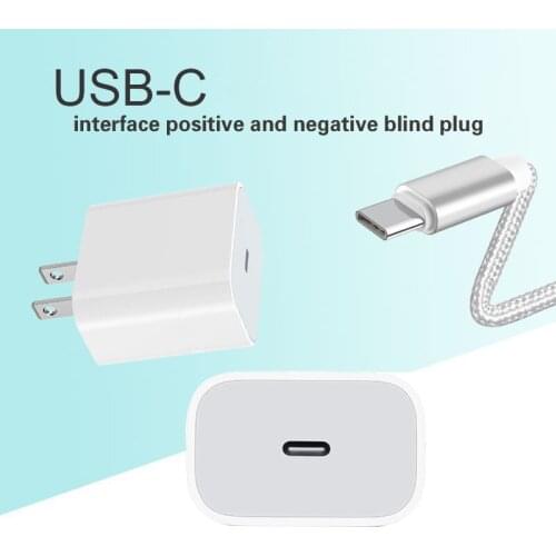 18W 3A EU/US Plug PD USB Charger Quik Charge 3.0 Mobile Phone Charger For iPhone 12 Samsung Xiaomi Fast Wall Chargers