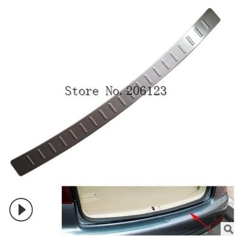 For Volkswagen Touran 2008-2015 Stainless Steel Rear Bumper Protector Sill Trunk Guard Cover Trim Car styling