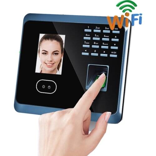 ZK UF100Plus WIFI TCP/IP USB Fingerprint Face Facial RFID Card Employee Time Attendance Machine Time Clock Time Recorder System