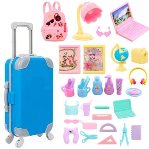 Newest Fashion Handmade Kids Toys 17 Items/Lot Doll Accessories 30cm Dolls Dress Clothes For Barbie DIY Christmas Birthday Gifts