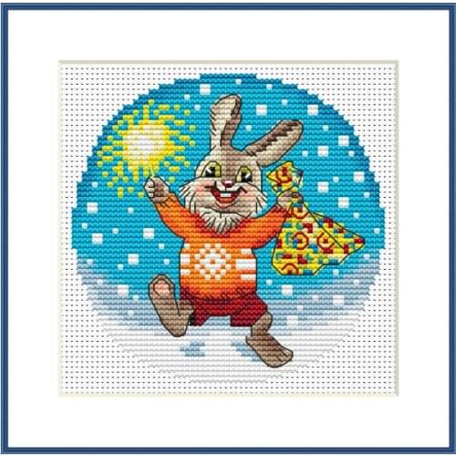 ZZ1136 Homefun Cross Stitch Kit Package Greeting Needlework Counted Cross-Stitching Kits New Style Counted Cross stich Painting
