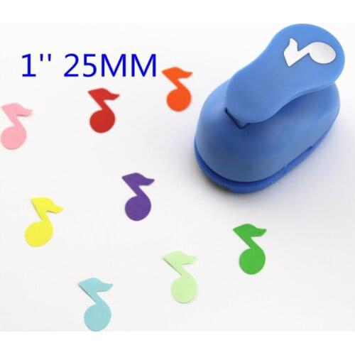 Free ship 1'' music paper cutter scrapbooking punches paper punch eva foam punch child diy craft punch scrapbook S293713