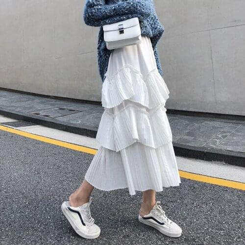 EASTQUEEN Pleated Skirt