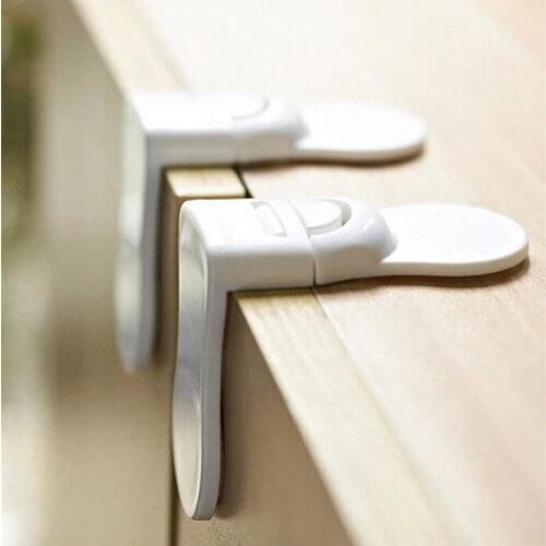 4Pc Child Baby Kids Toddler Safety Drawer Door Cabinet Cupboard Fridge Locks