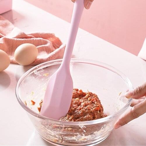 Kitchen High Temperature Resistant Silicone Scraper Cake Butter Cream Stir Pastry Spatula Baking Tools for Cakes