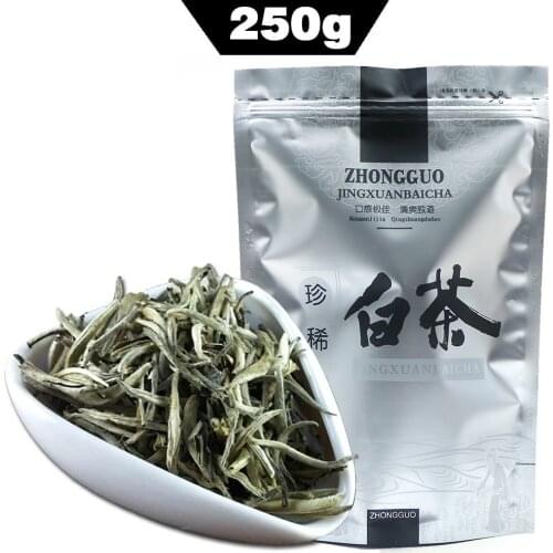 Top Chinese Tea White Chinese Tea 250g Silver Needle White Chinese Tea Bai Hao Yin Zhen Anti-old