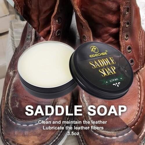 Leather Cleaning Soap Sofa Leather Clothing Bags All Kinds Of Leather Decontamination Maintenance Care Tools Clean Saddle Soap