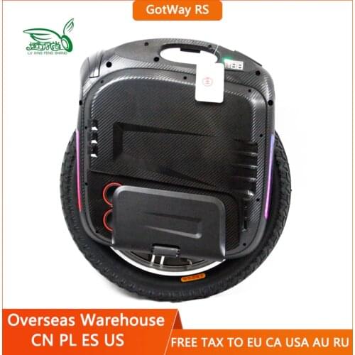 Newest 2021 Gotway RS C30/C38 Electric Unicycle Monowheel One Wheel Scooter 2600W Shaftless Motor 100V/1800WH Off-road,Road Tire