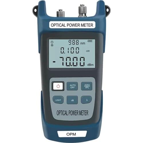 New Multifunction OPM VFL High precision 1MW 10MW 20MW 30MW 50MW FTTH Cable Optical Power Meter Tester 30KM