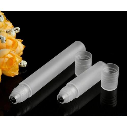 5ml/10ml Empty Roll On Stainles Steel Roller Ball Liquids Oil Perfume Bottle New